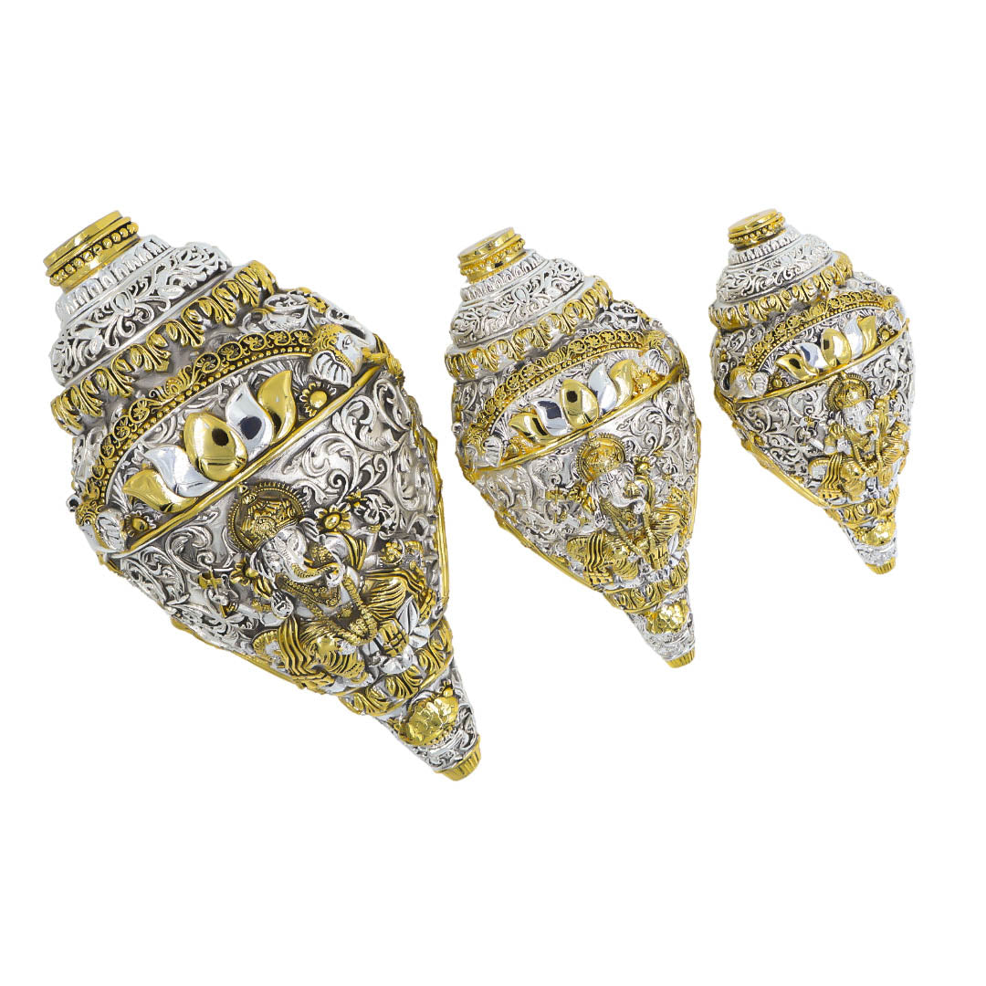 Raika's Ganesha Shankh Two Tone