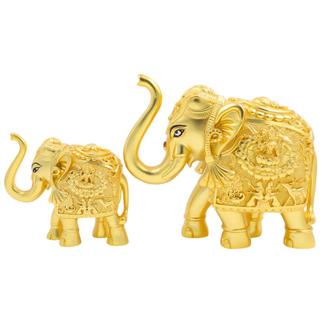 RAIKA'S SHANKH ELEPHANT GOLD MATT