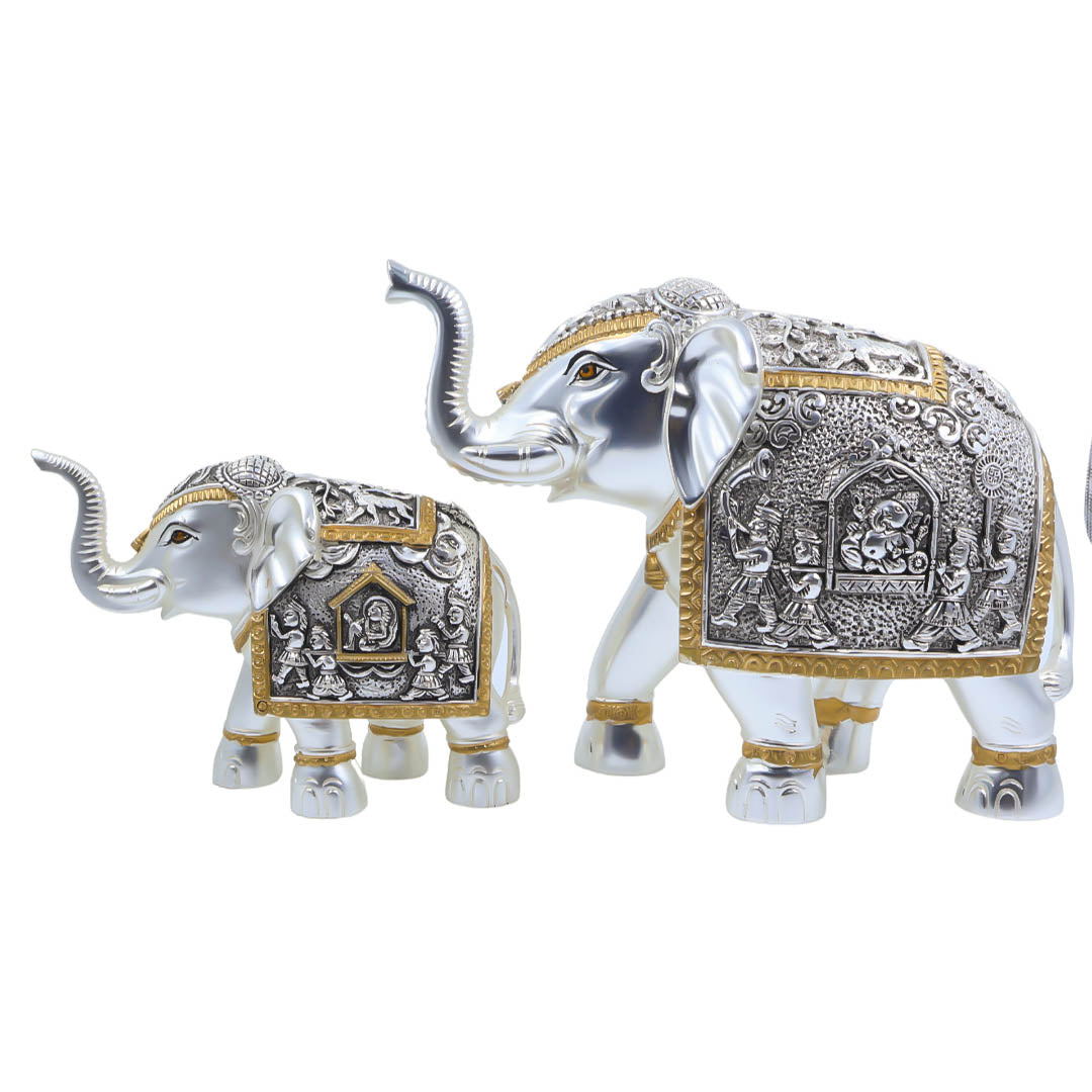 RAIKA'S ELEPHANT SILVER BLACK MATT