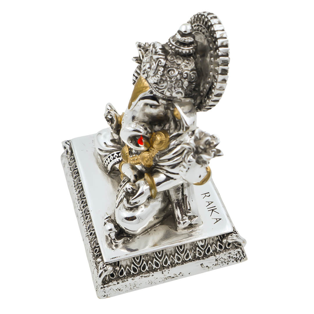 Raika's Ganesha - 3029 Silver Antiq Bright Silver