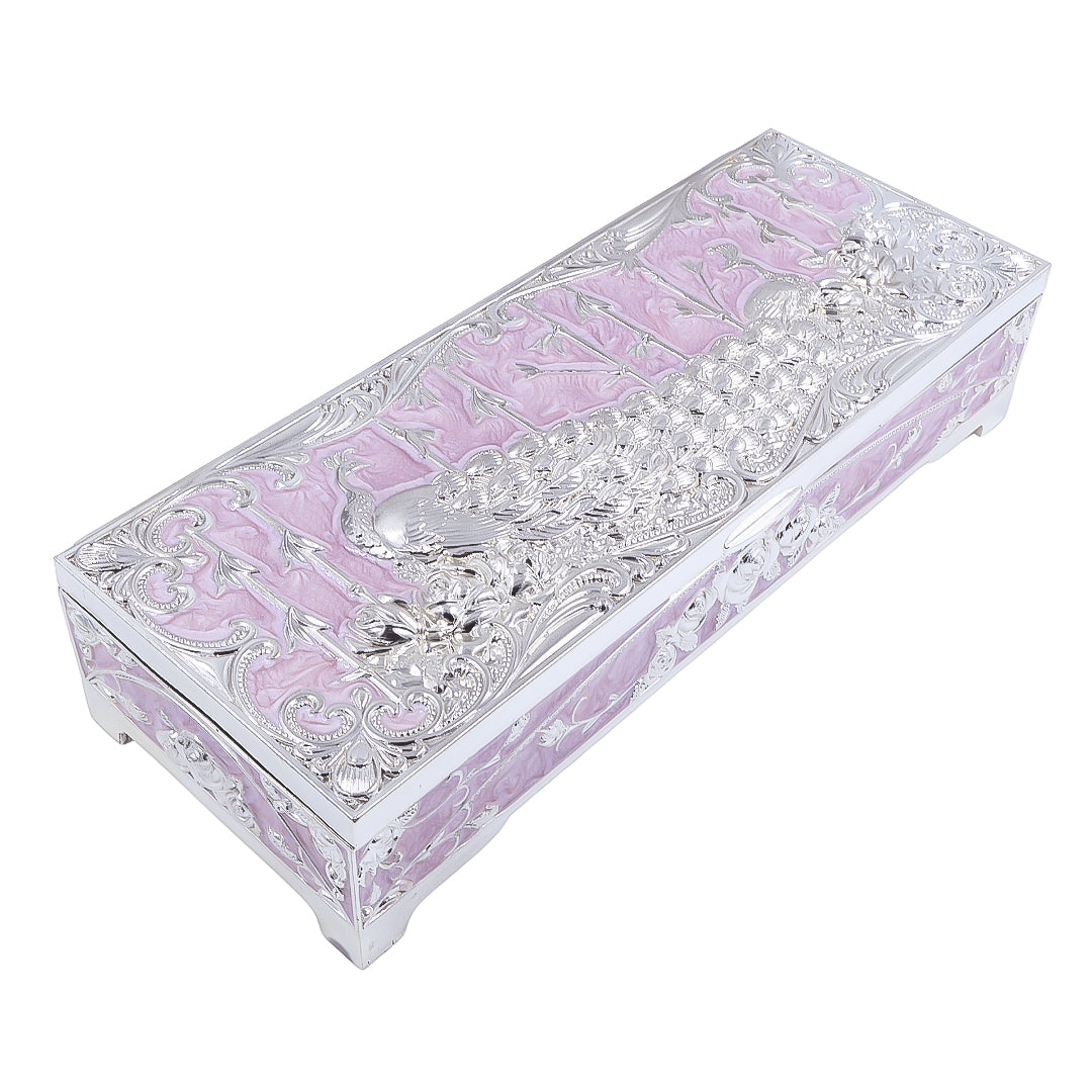 Peacock Jewellery Box | Purple